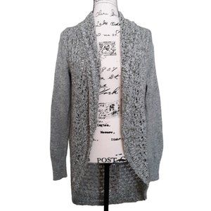 Eddie Bauer Crochet Knit Sweater Long Length